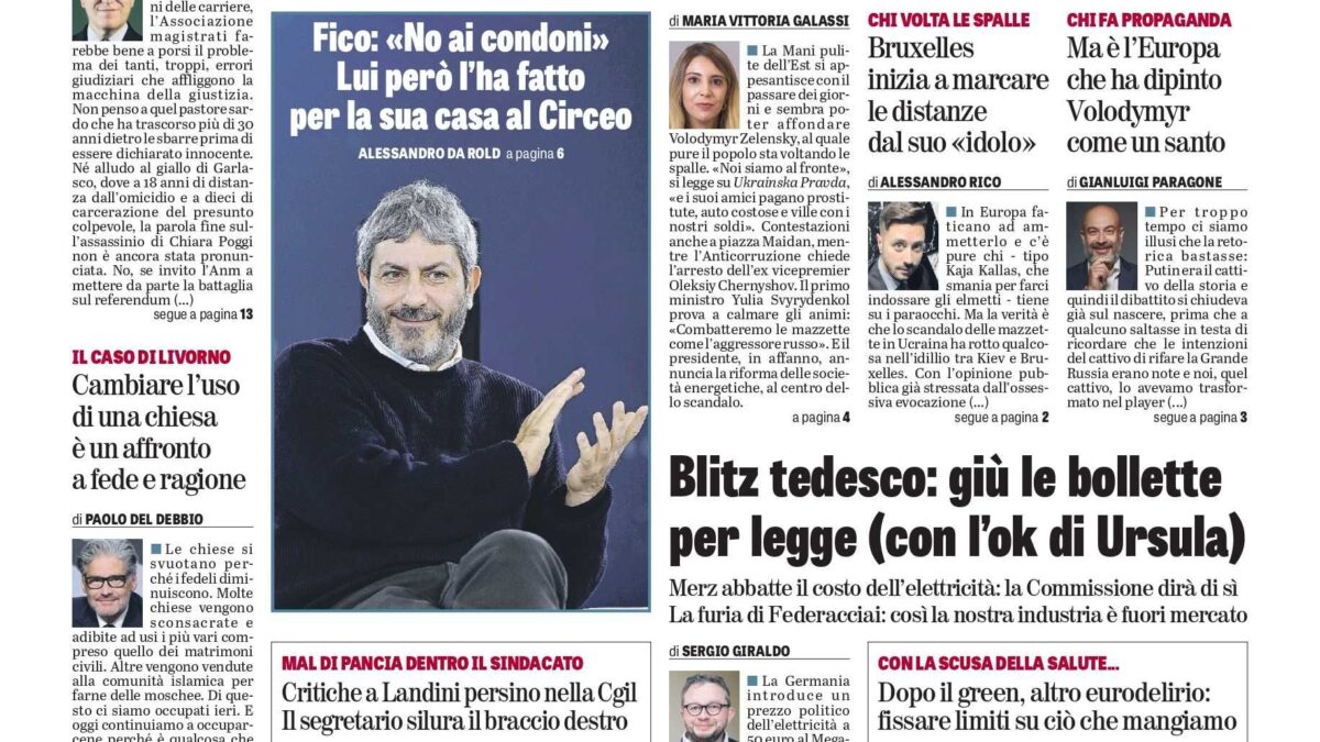 Oggi in edicola