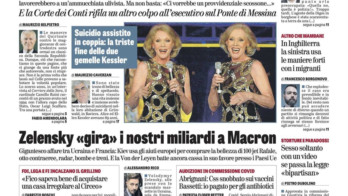 Oggi in edicola
