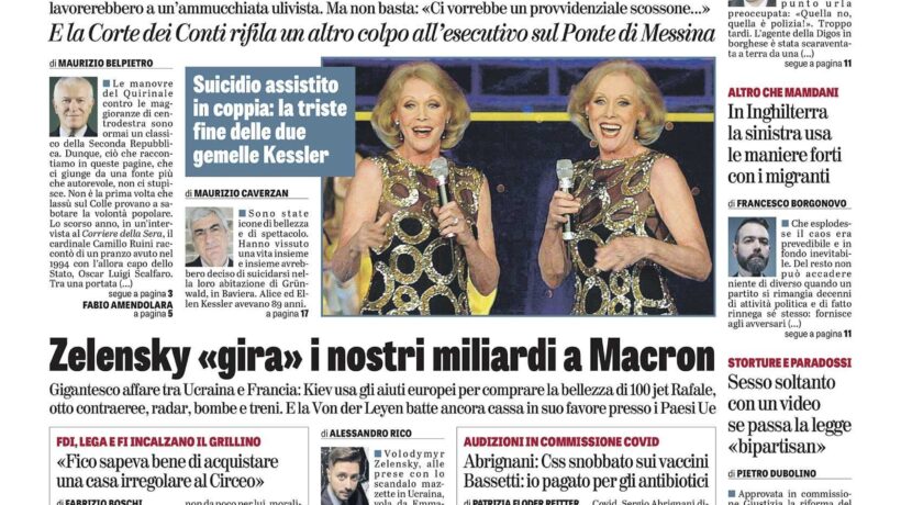 Oggi in edicola