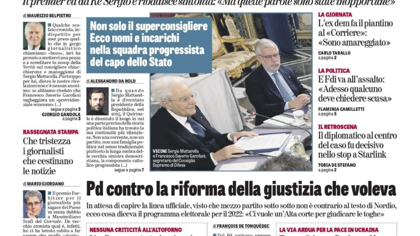 Oggi in edicola