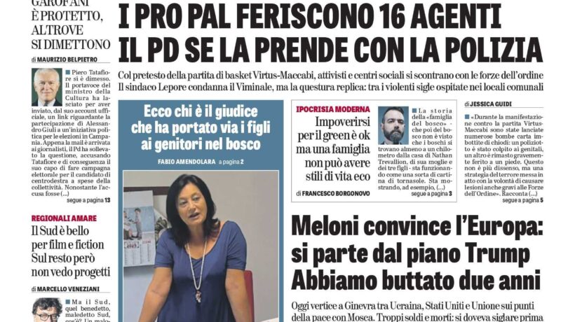 Oggi in edicola