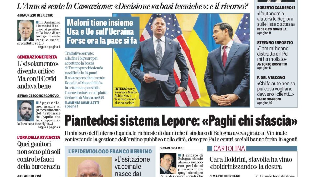 Oggi in edicola