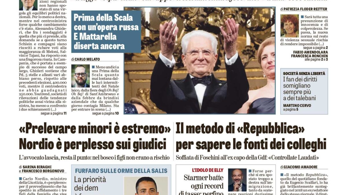 Oggi in edicola