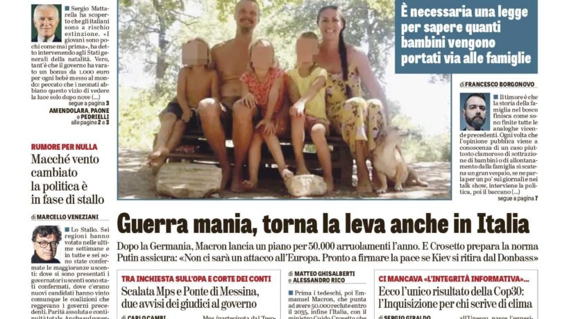 Oggi in edicola