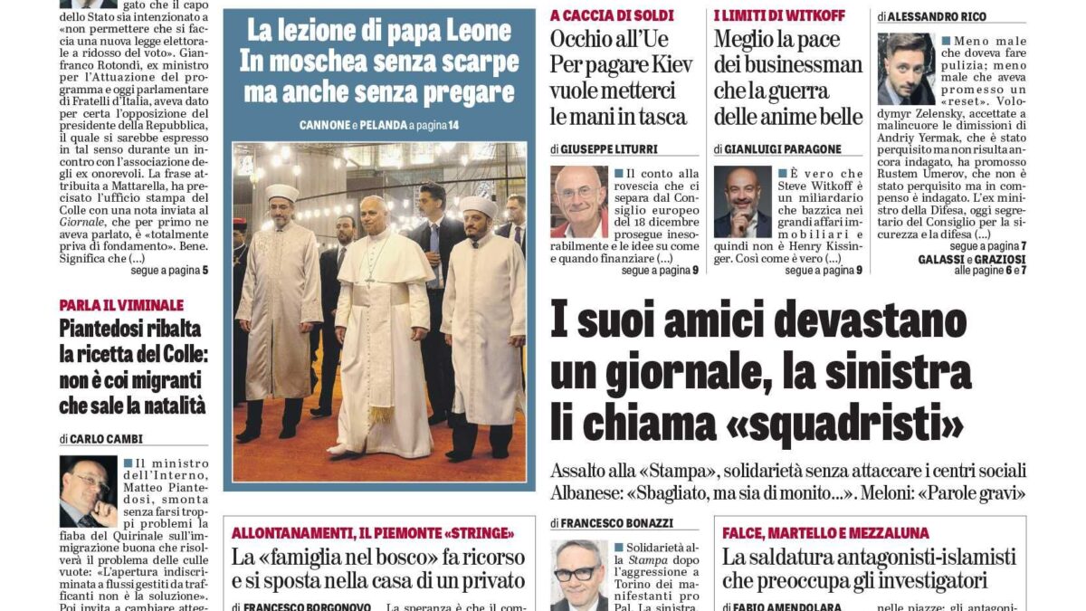 Oggi in edicola