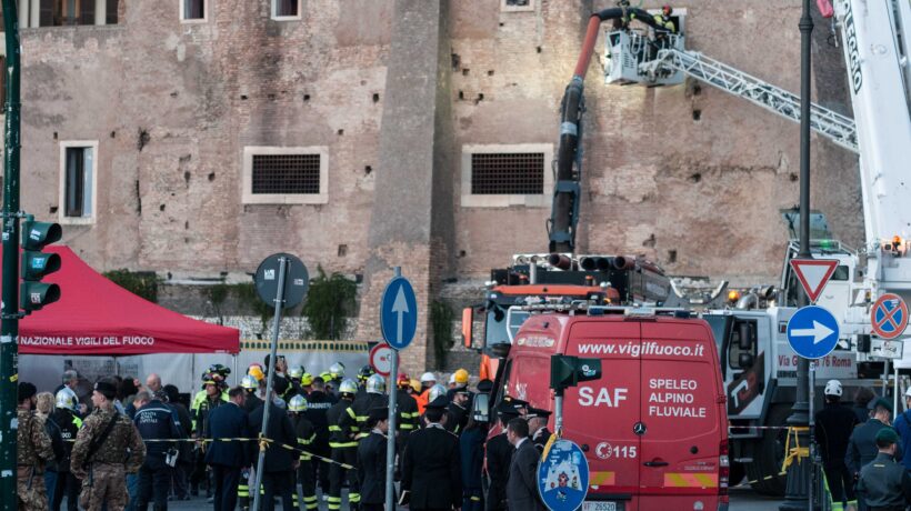 Crollo a Roma, sospetti sull’idoneità dei lavori