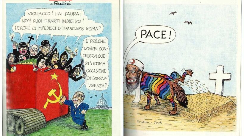 Silvio Berlusconi e Osama Bin Laden