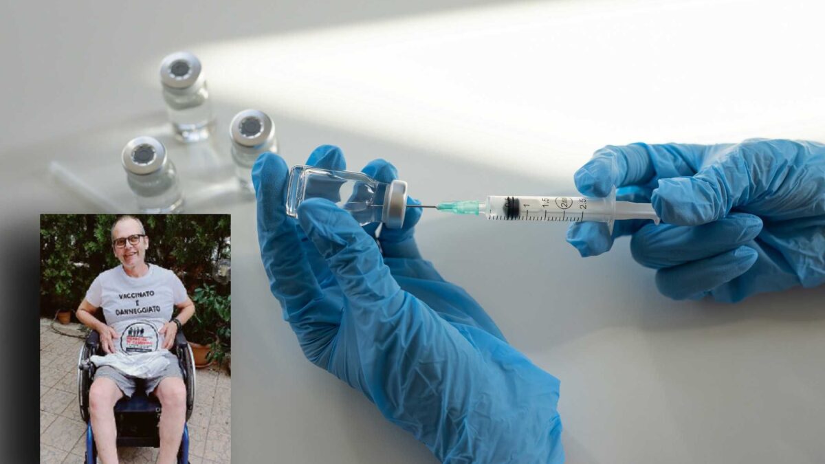 Paralizzato e cieco a causa di Pfizer. La sanità pubblica gli nega le cure