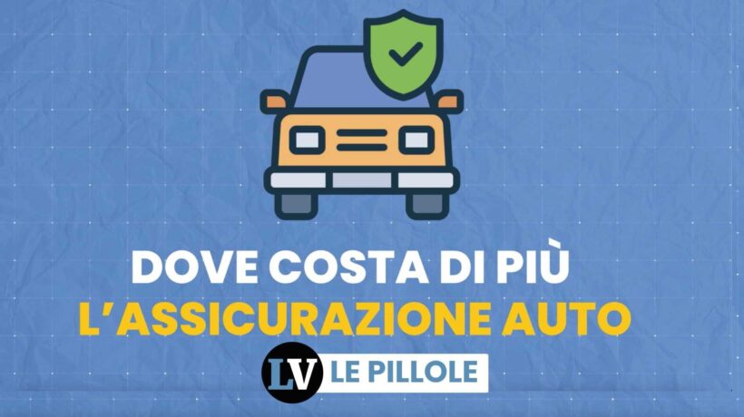 Dove costa di più l’assicurazione auto