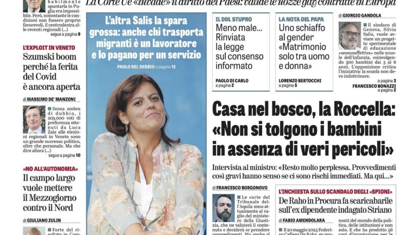 Oggi in edicola
