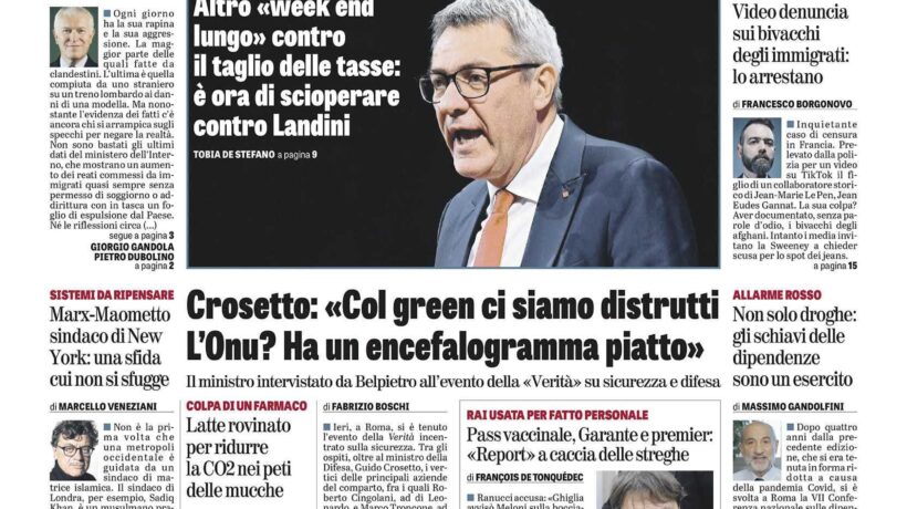 Oggi in edicola