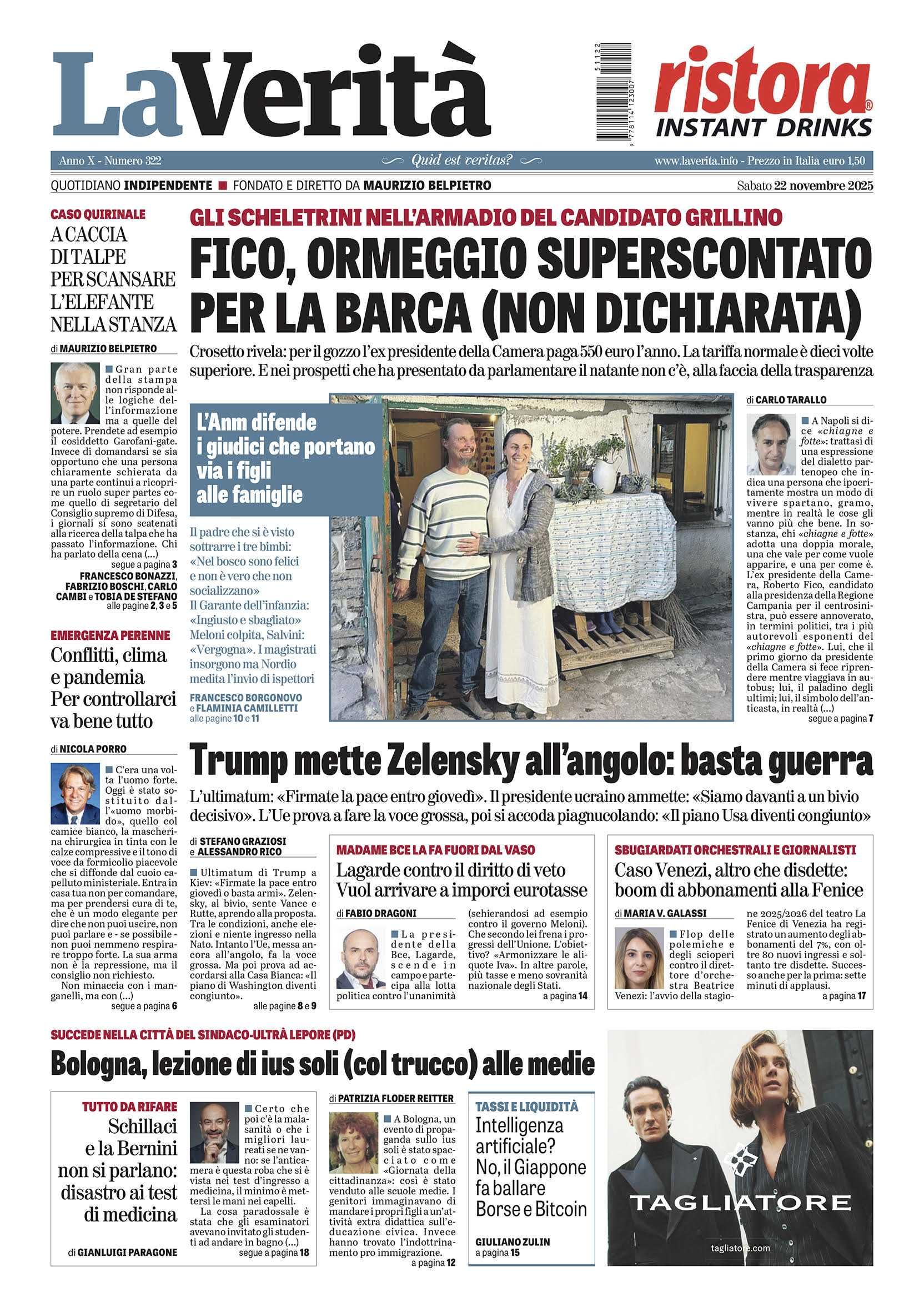 Oggi in edicola