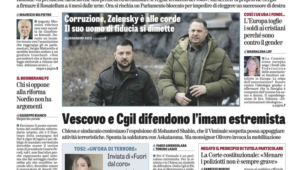 Oggi in edicola