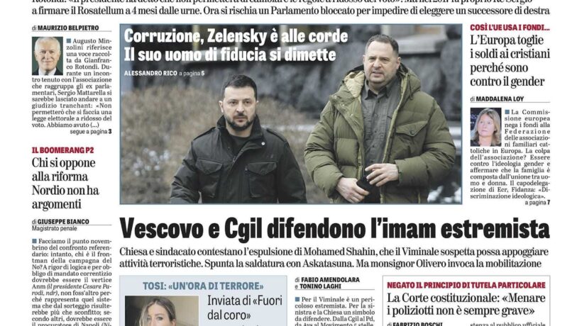 Oggi in edicola