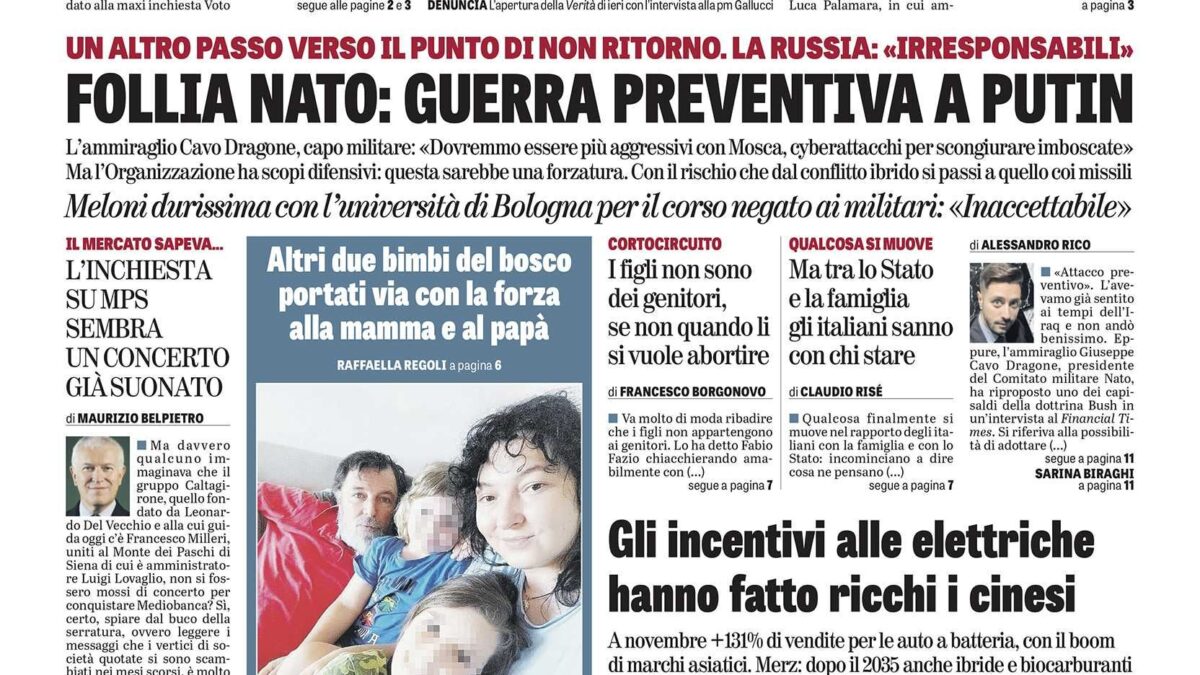 Oggi in edicola