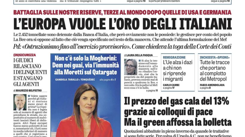 Oggi in edicola