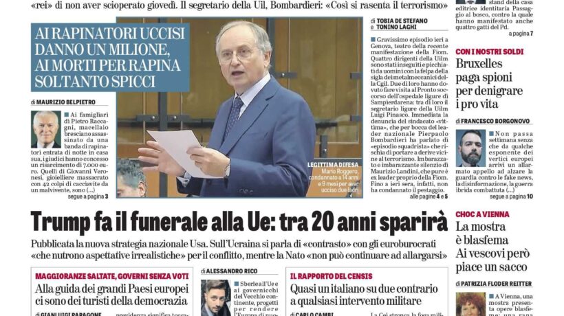 Oggi in edicola