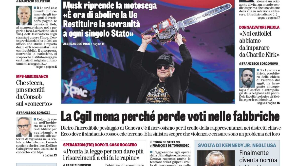 Oggi in edicola