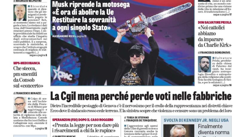 Oggi in edicola