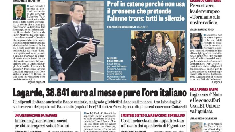 Oggi in edicola