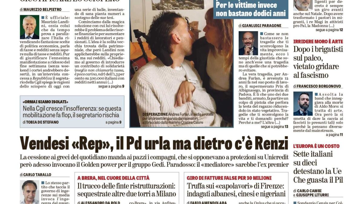 Oggi in edicola