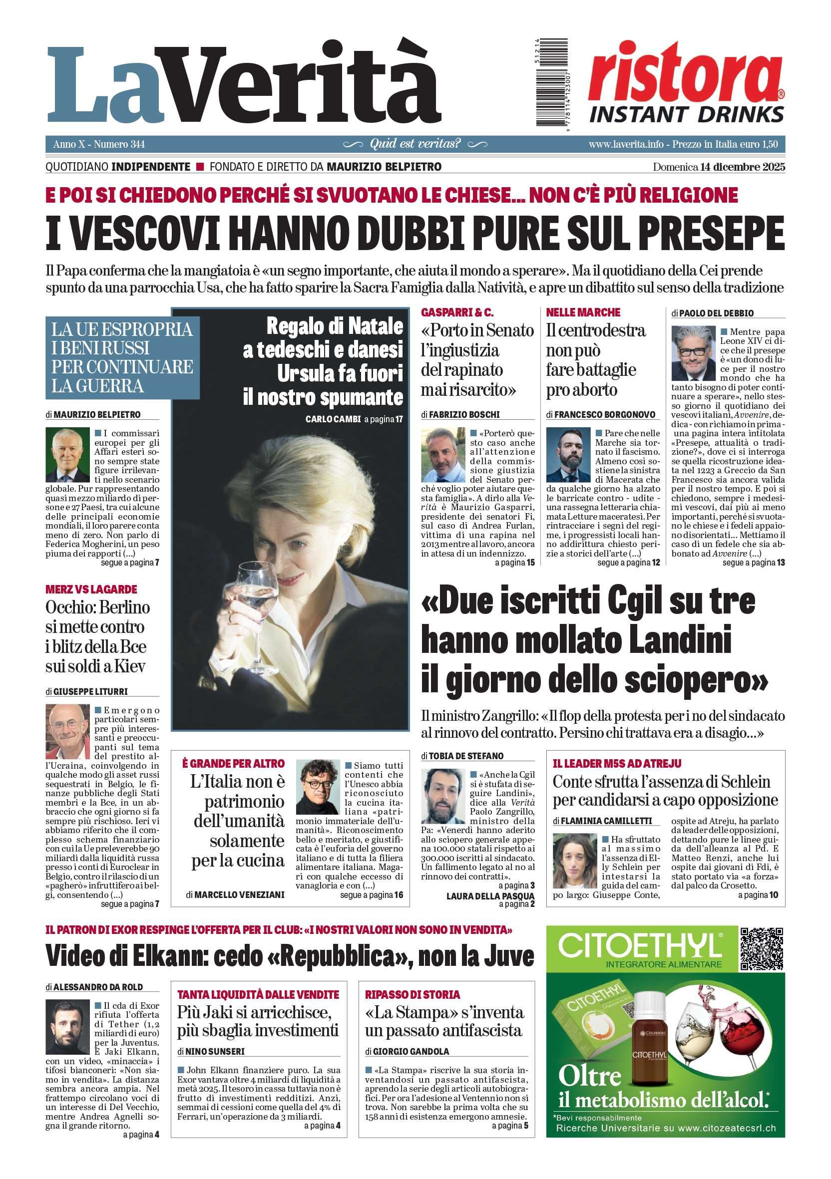 Oggi in edicola