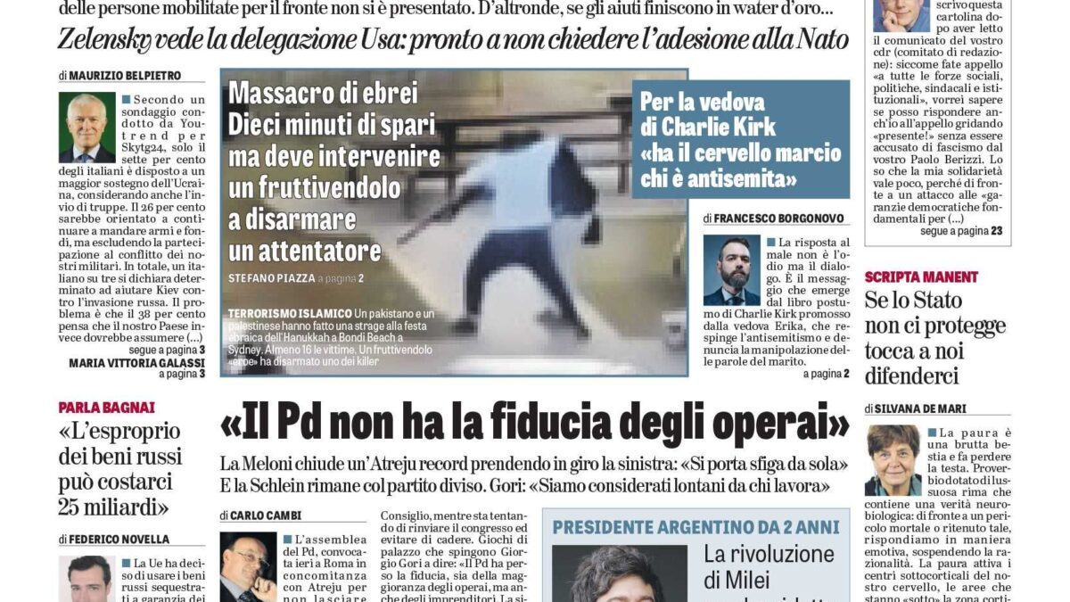 Oggi in edicola