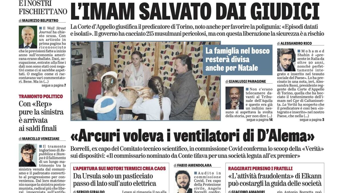 Oggi in edicola