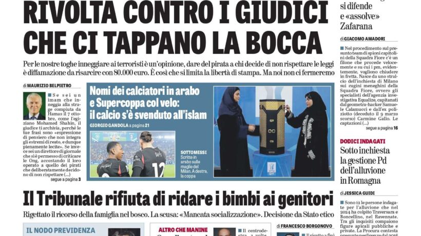 Oggi in edicola