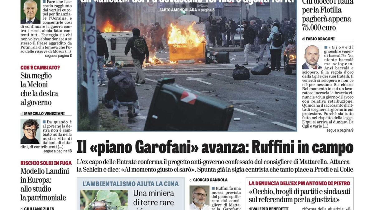 Oggi in edicola