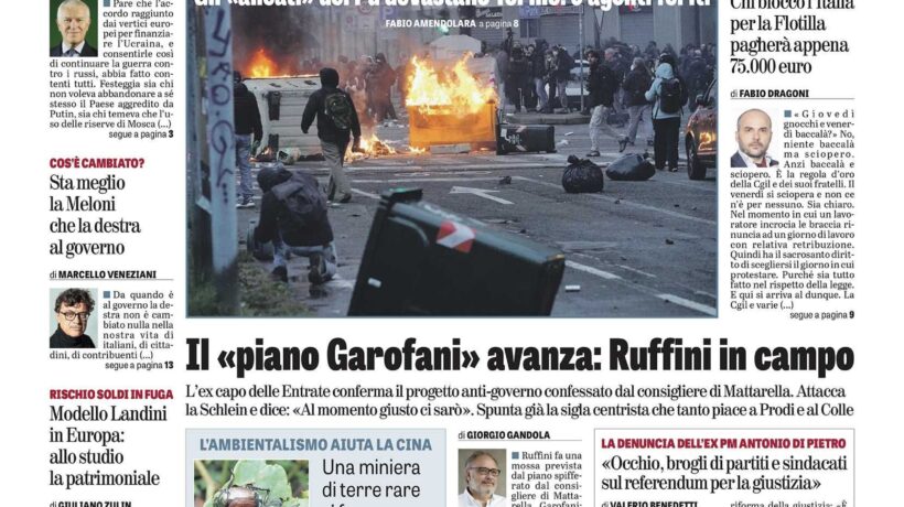 Oggi in edicola