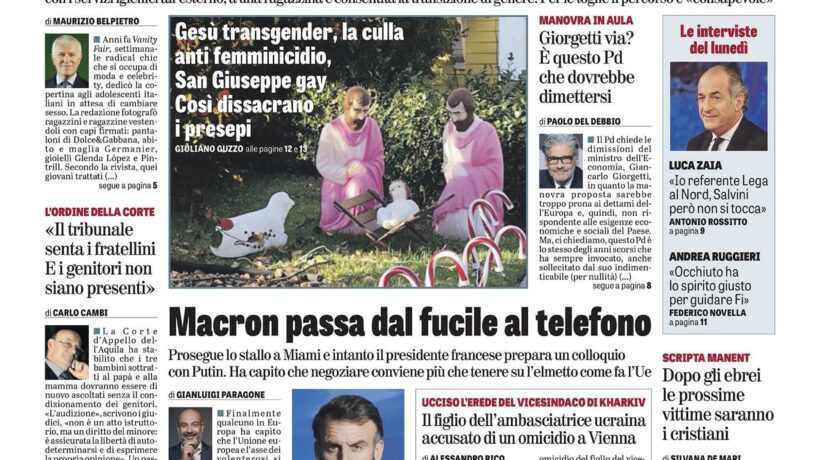 Oggi in edicola