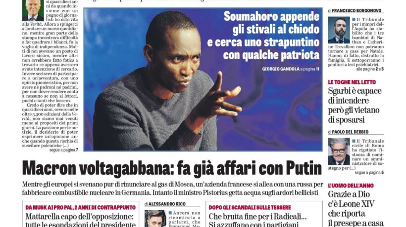 Oggi in edicola