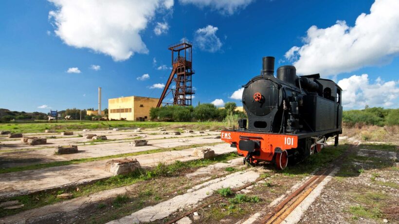 Una Breda serie 100 nel parco-museo minerario di Serbariu (IStock)