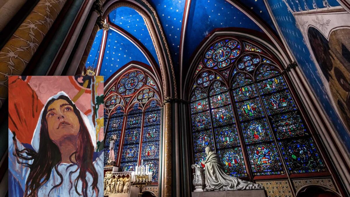 Macron fa l’artista per aver visibilità e spazza via le vetrate di Notre-Dame