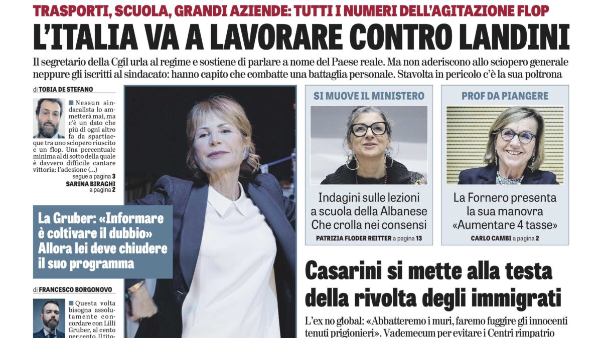 Oggi in edicola