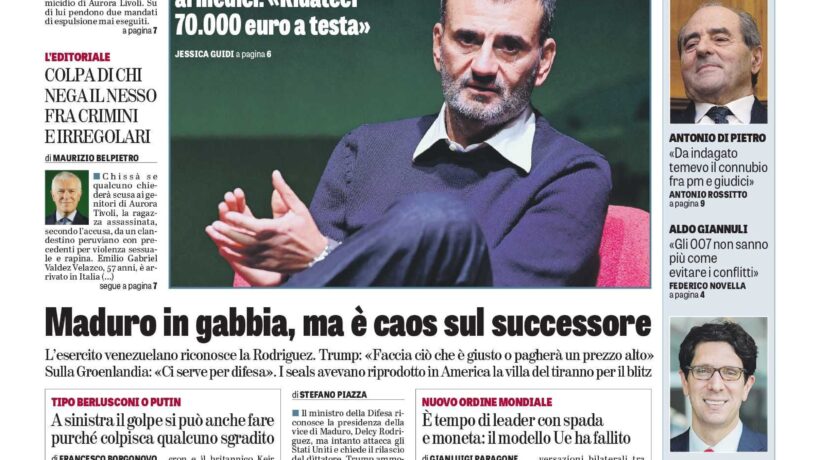 Oggi in edicola