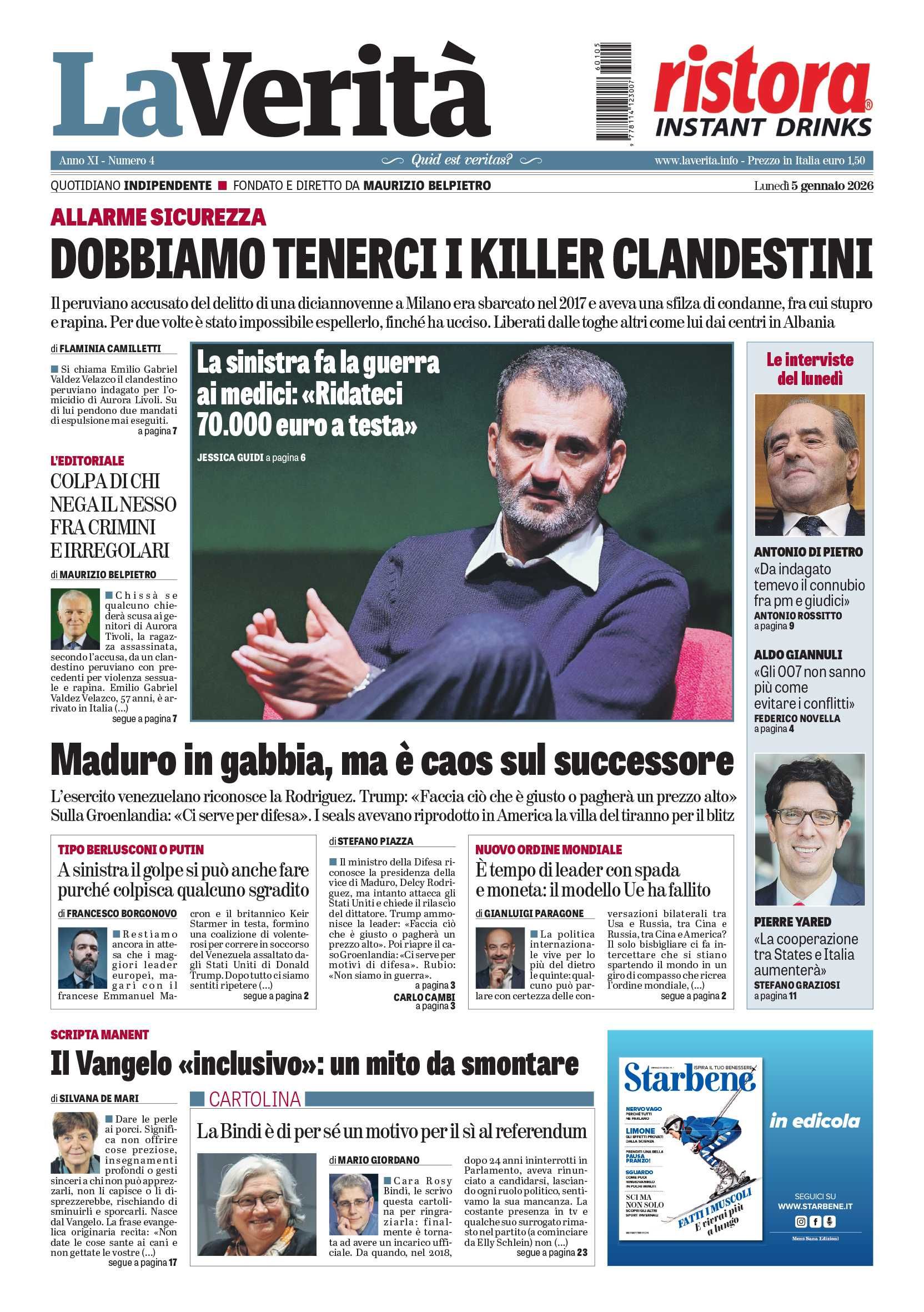 Oggi in edicola