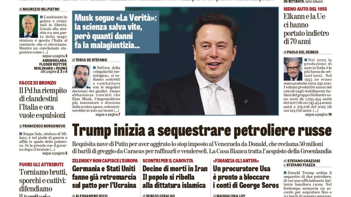 Oggi in edicola