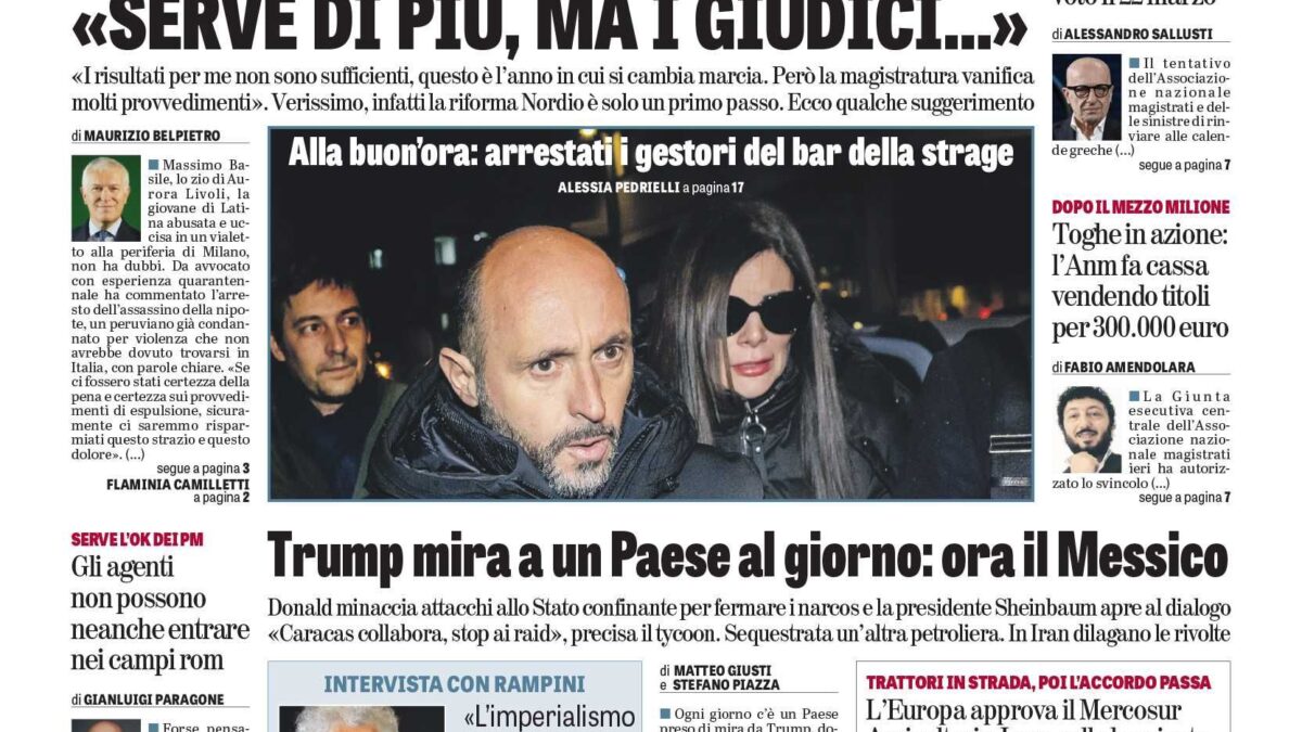 Oggi in edicola