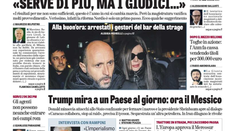 Oggi in edicola