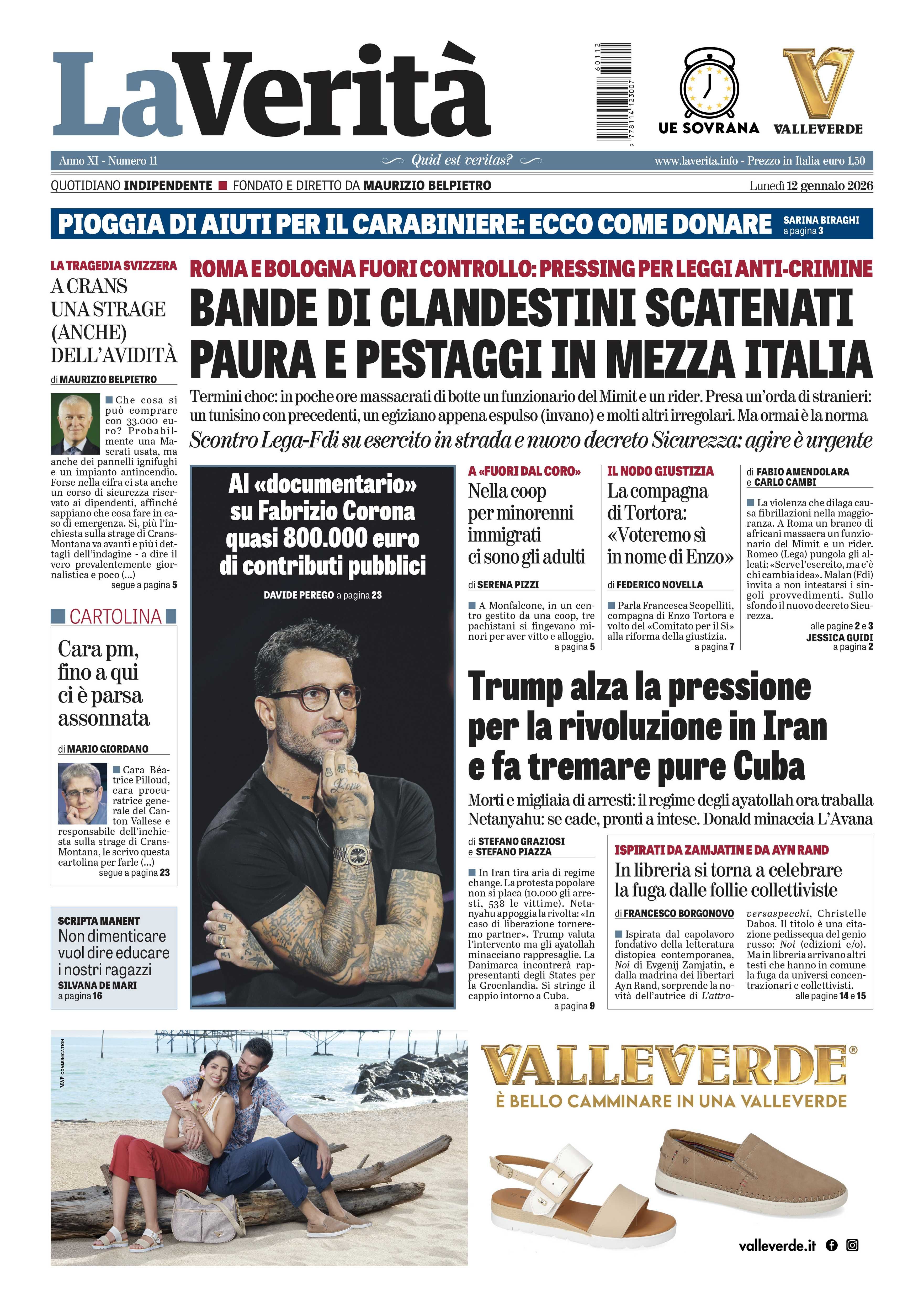 Oggi in edicola