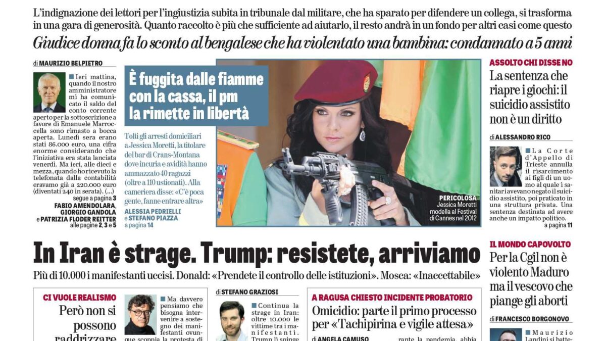 Oggi in edicola