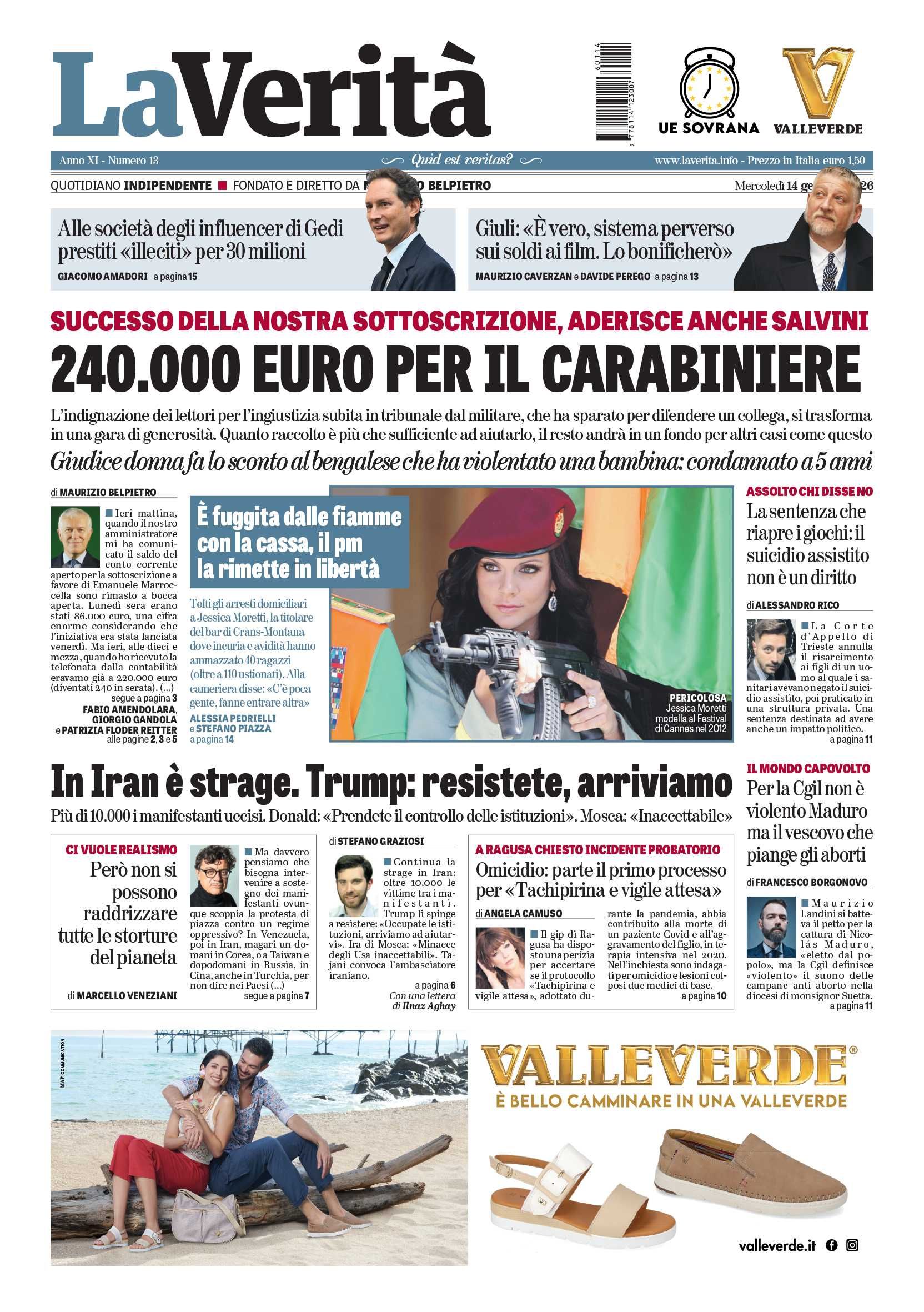Oggi in edicola