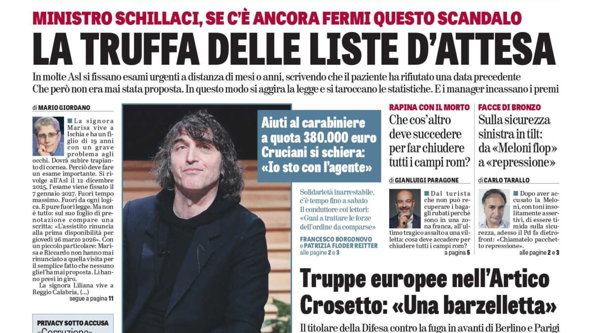 Oggi in edicola