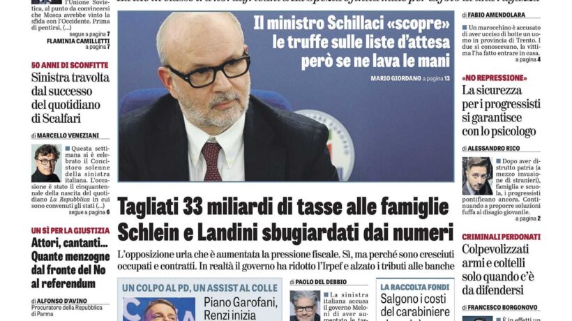 Oggi in edicola