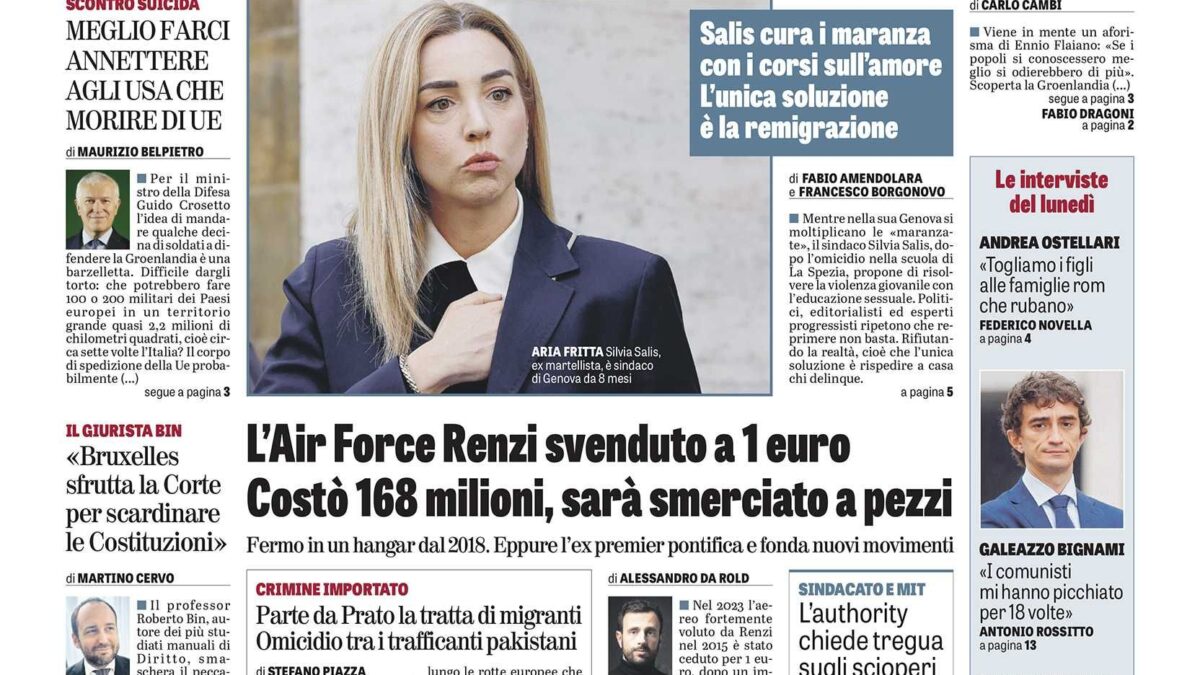 Oggi in edicola