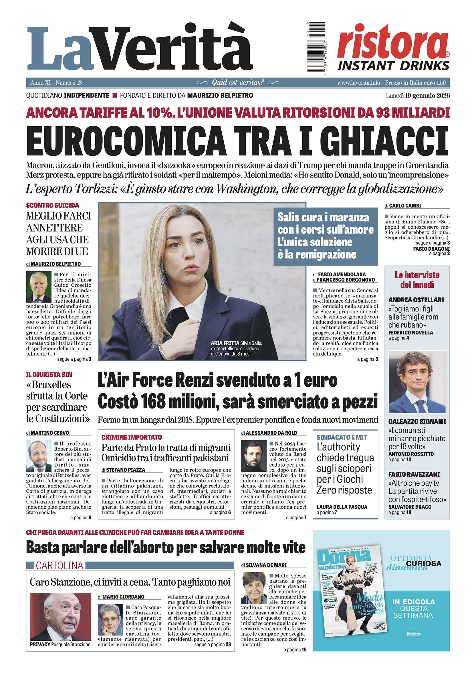 Oggi in edicola