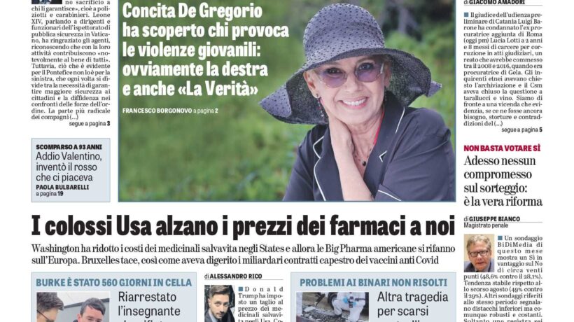 Oggi in edicola