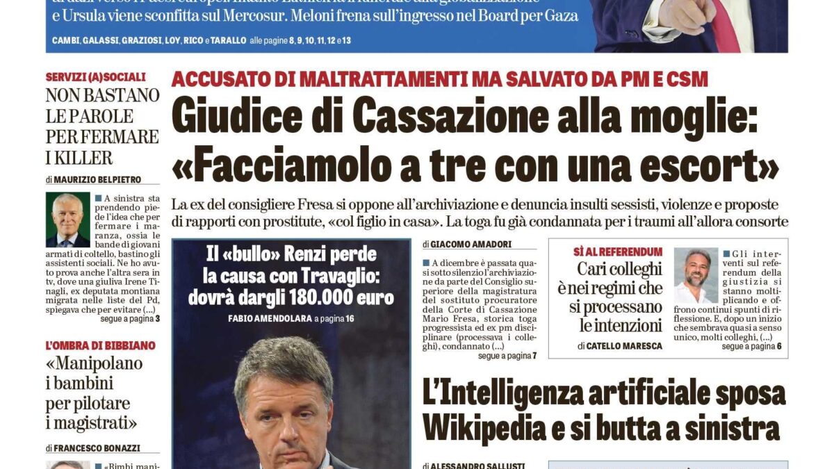 Oggi in edicola